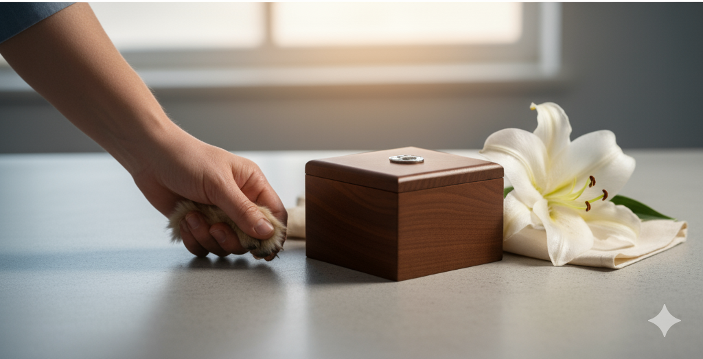 Urna para cremación individual de mascota