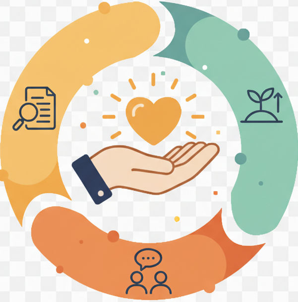 Icono de atención cálida